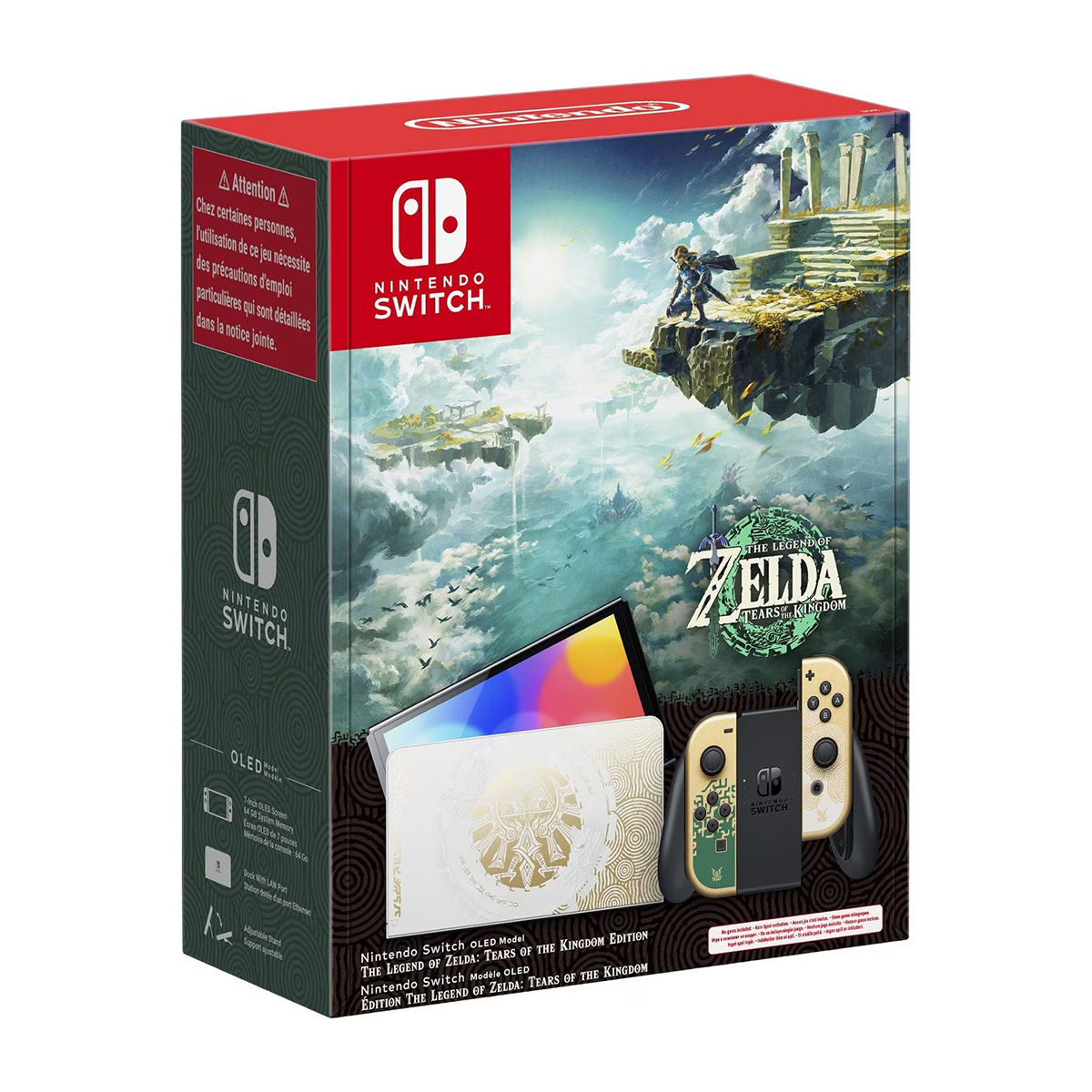 image-20240508-112421_191.jpg Nintendo Switch OLED The Legend of Zelda: Tears of The Kingdom Edition - Fehér-Arany - Image 1